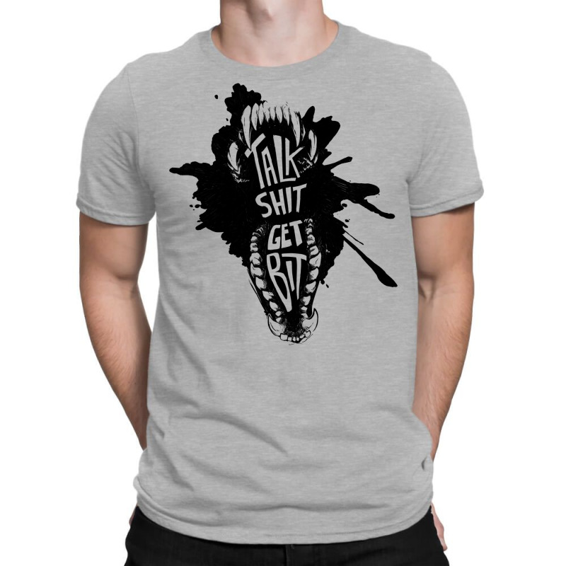 Talk Shit Get Bit Nature T-shirt | Artistshot