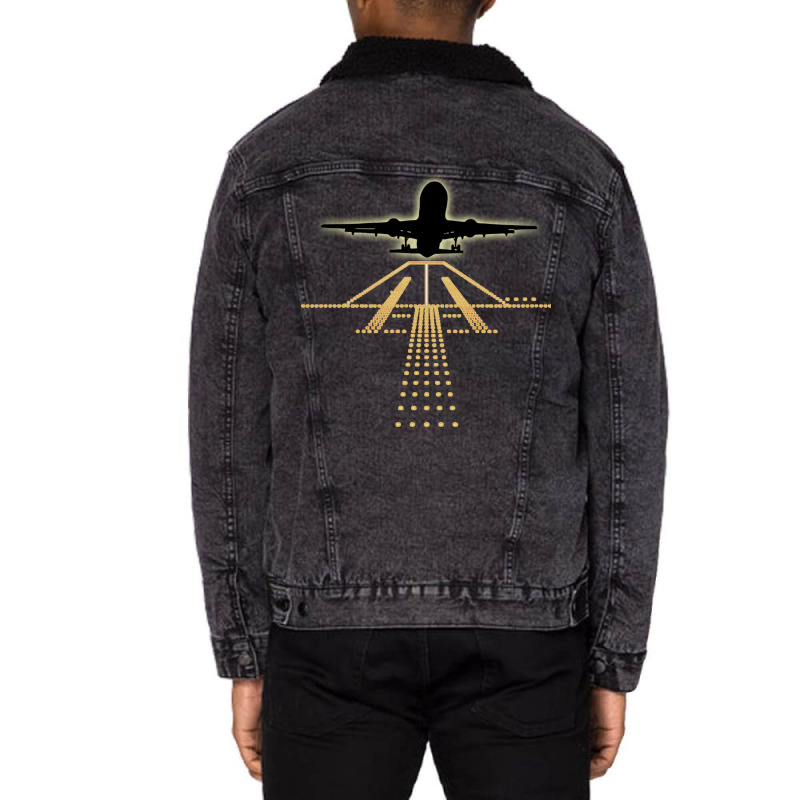 Night Takeoff Hippie Unisex Sherpa-lined Denim Jacket | Artistshot