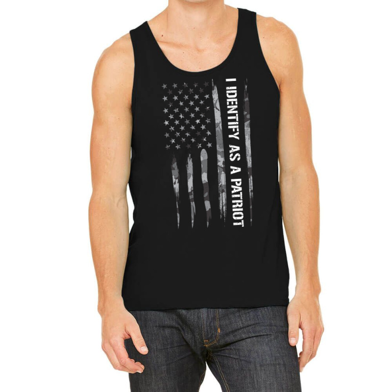 I Identify As A Patriot Hippie Tank Top | Artistshot