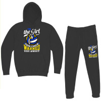 Im The Girl Your Coach Warned You About Volleyball Hoodie & Jogger Set | Artistshot