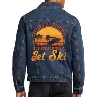 Jet Ski Rider You Cant Buy Happiness Jet Skiing Re Men Denim Jacket | Artistshot