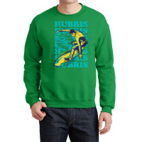 Hubris Surfer Ironic Surfing Philosopher Crewneck Sweatshirt | Artistshot