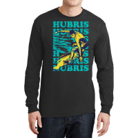 Hubris Surfer Ironic Surfing Philosopher Long Sleeve Shirts | Artistshot