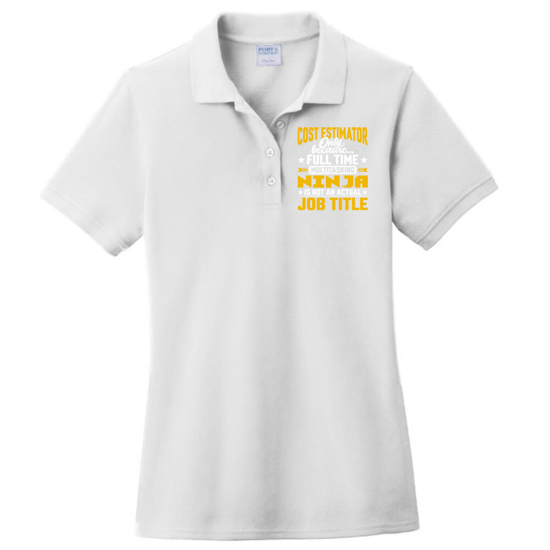 Cost Estimator Job Title Funny Cost Calculator Acc Ladies Polo Shirt by aslaugpadurer | Artistshot