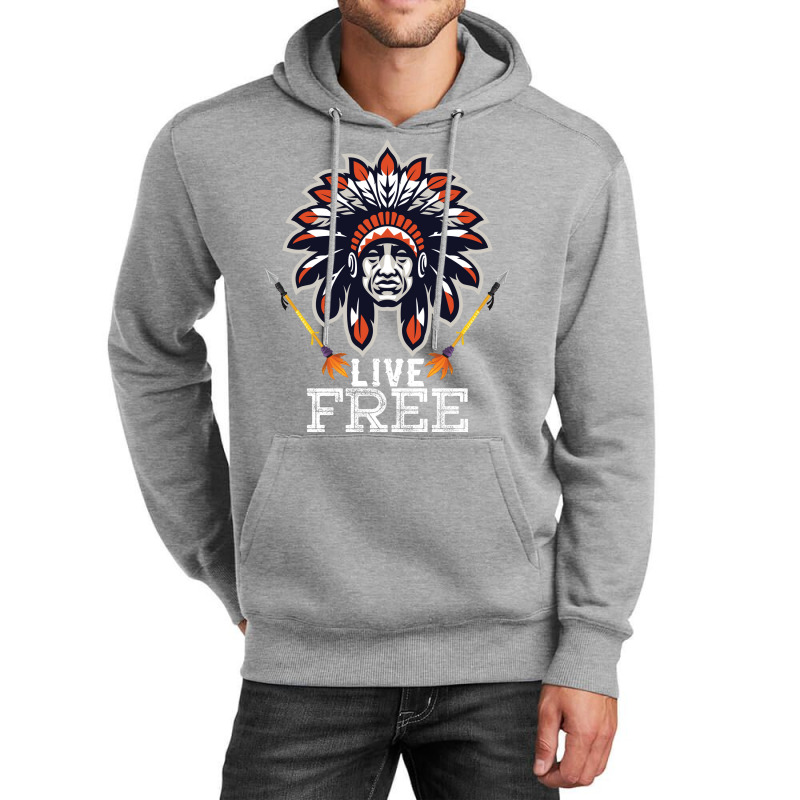 Native American Girl Unisex Hoodie | Artistshot