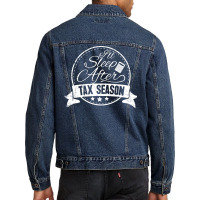 Ill Sleep After Tax Season Cool Men Denim Jacket | Artistshot