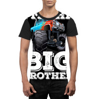 Kids I'm The Big Brother   Funny Monster Truck T S Graphic T-shirt | Artistshot