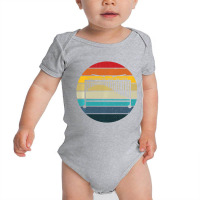 Marimba Retro Sunset   Marimba Instrument Gift Pul Baby Bodysuit | Artistshot