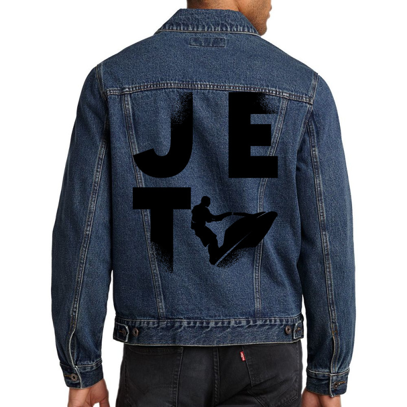 Jet Ski Rider Water Sports Jetski Jet Skiing Nosta Men Denim Jacket by olubibaikai1 | Artistshot