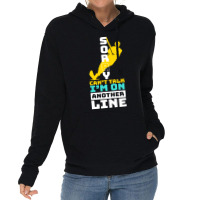 I Am On Another Line Waterskiing Gift Lightweight Hoodie | Artistshot