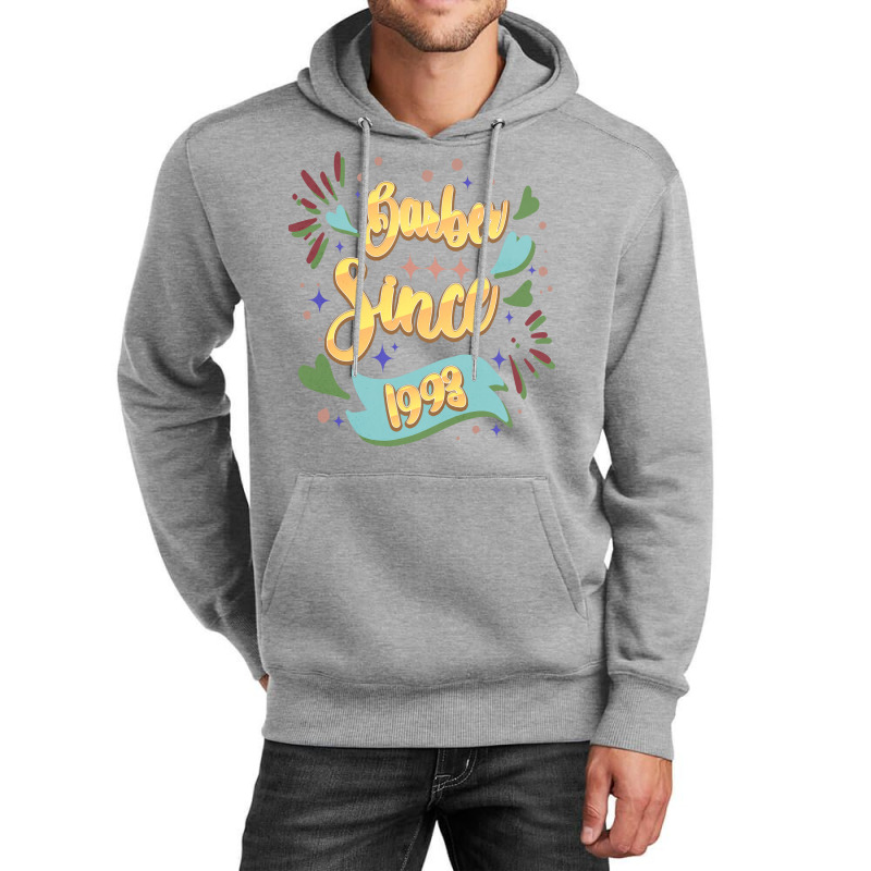 Barber Since 1993 Local Barber Gift Ideas For Hair Unisex Hoodie | Artistshot