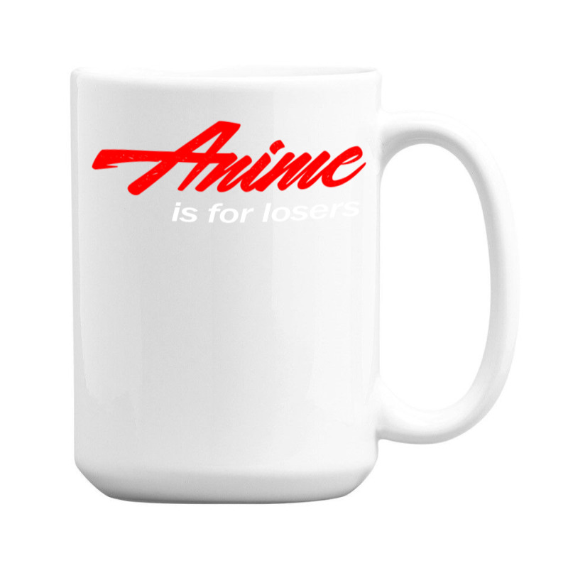 Anime Is For Losers Music 15 Oz Coffee Mug | Artistshot