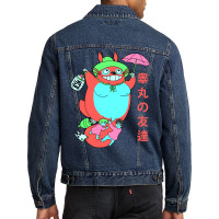 Tanukiro Girl (1) Men Denim Jacket | Artistshot