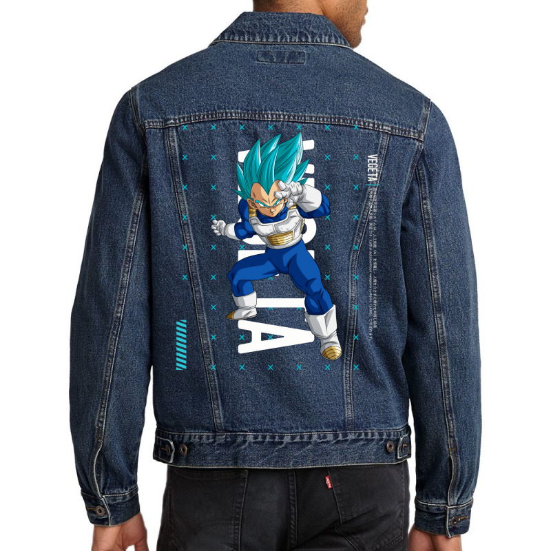 Anime Vegeta Drip Cool (1) Men Denim Jacket | Artistshot