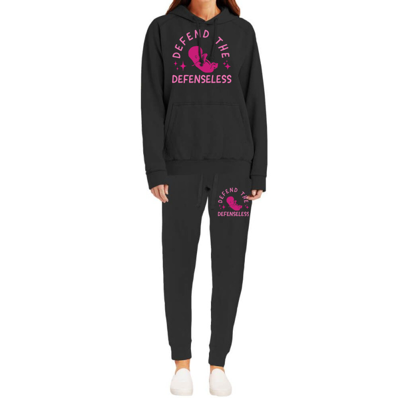 Defend The Defenseless Humor Hoodie & Jogger Set | Artistshot