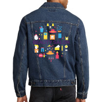 Beauty Salon Dle Concept Men Denim Jacket | Artistshot