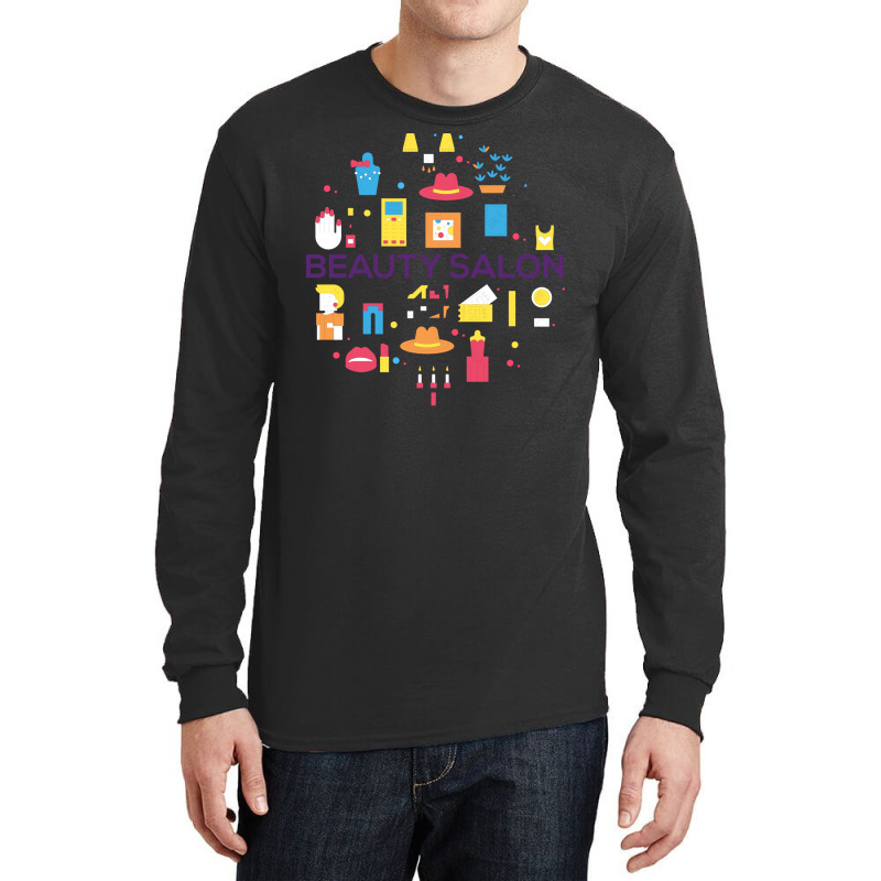 Beauty Salon Dle Concept Long Sleeve Shirts | Artistshot