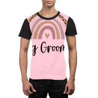 Dog Groomer Minimal Rainbow Design (1) (1) Graphic T-shirt | Artistshot