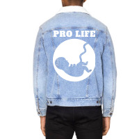 Pro Life Gift Trending Unisex Sherpa-lined Denim Jacket | Artistshot