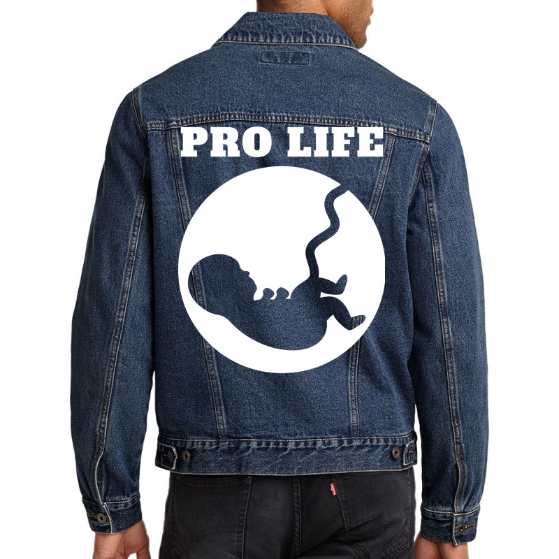 Pro Life Gift Trending Men Denim Jacket by itanivampap | Artistshot