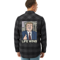 Life Wins Donald Trump Scotus Flannel Shirt | Artistshot