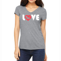 Love Pro Life Gift Print Anti Abortion Tee Blue Women's V-neck T-shirt | Artistshot