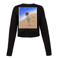 Studio Flower Art Vintage Cropped Sweater | Artistshot