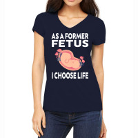 Pro Life Cool Girl Women's V-neck T-shirt | Artistshot