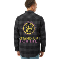 Stand Up For Life Aesthetic Flannel Shirt | Artistshot