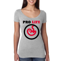 Pro Life Quote Yellow Women's Triblend Scoop T-shirt | Artistshot