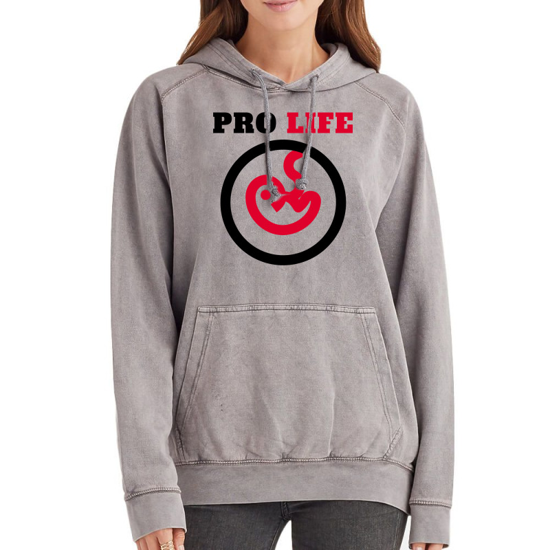 Pro Life Quote Yellow Vintage Hoodie | Artistshot