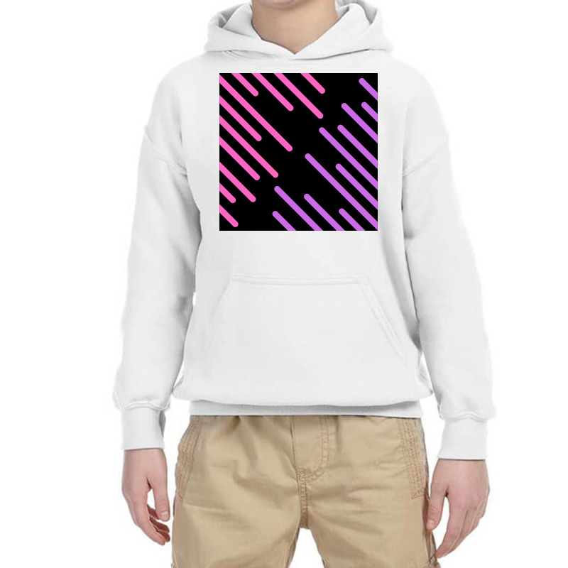 Glitch Background Effect In Trendy Youth Hoodie | Artistshot