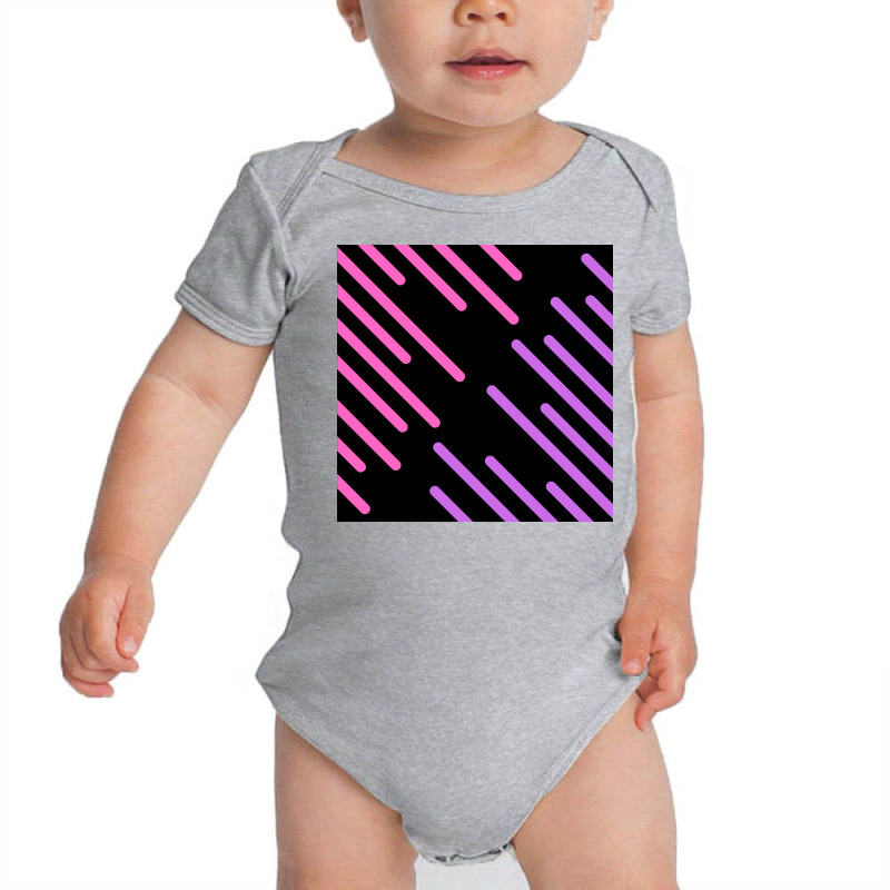 Glitch Background Effect In Trendy Baby Bodysuit | Artistshot