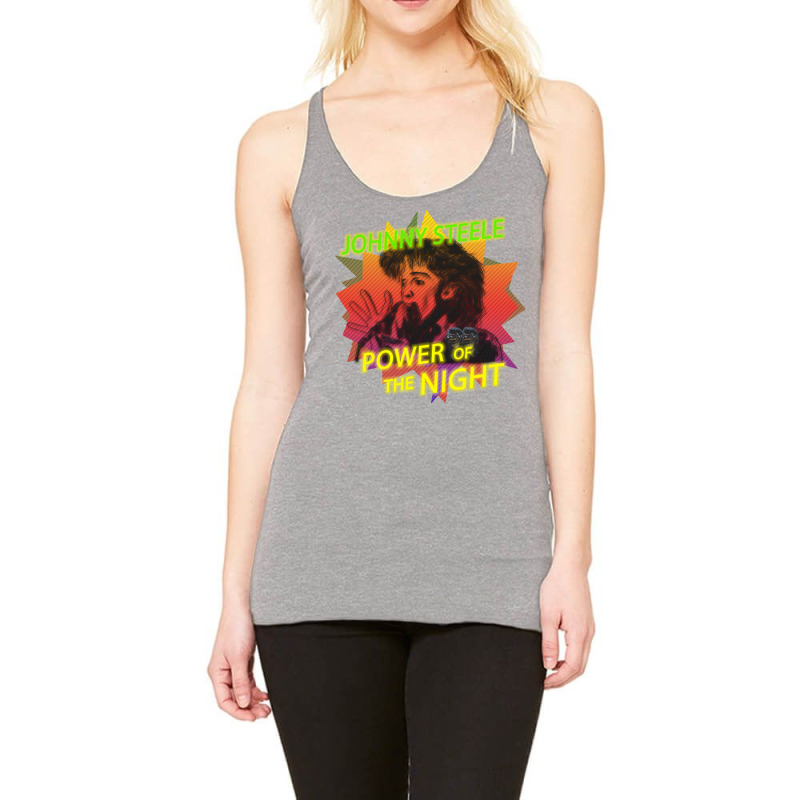 Custom Power Of The Night Johnny Steele Critters Racerback Tank By ...