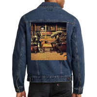 Predator Versus Alien Game Ii Men Denim Jacket | Artistshot