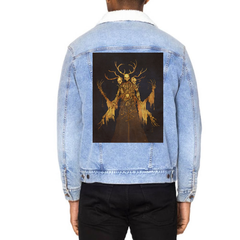 You Are In Carcosa Now Unisex Sherpa-lined Denim Jacket | Artistshot