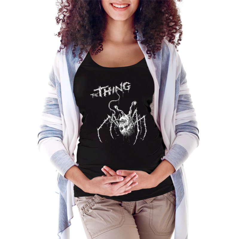 Spider The Movie Thing Horror Film Art Maternity Scoop Neck T-shirt by zackmillin2 | Artistshot