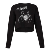 Spider The Movie Thing Horror Film Art Cropped Sweater | Artistshot