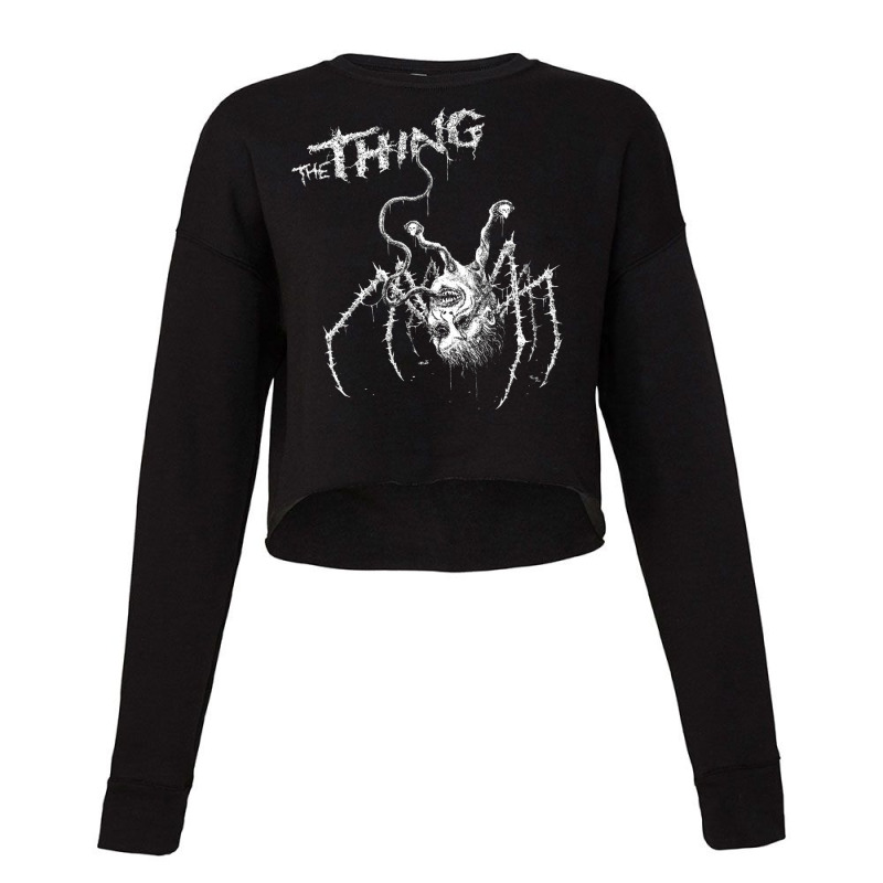 Spider The Movie Thing Horror Film Art Cropped Sweater by zackmillin2 | Artistshot