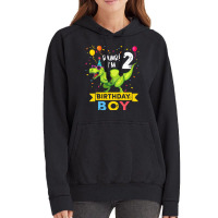 Kids 2 Year Old Shirt 2nd Birthday Boy T Rex Dinos Vintage Hoodie | Artistshot