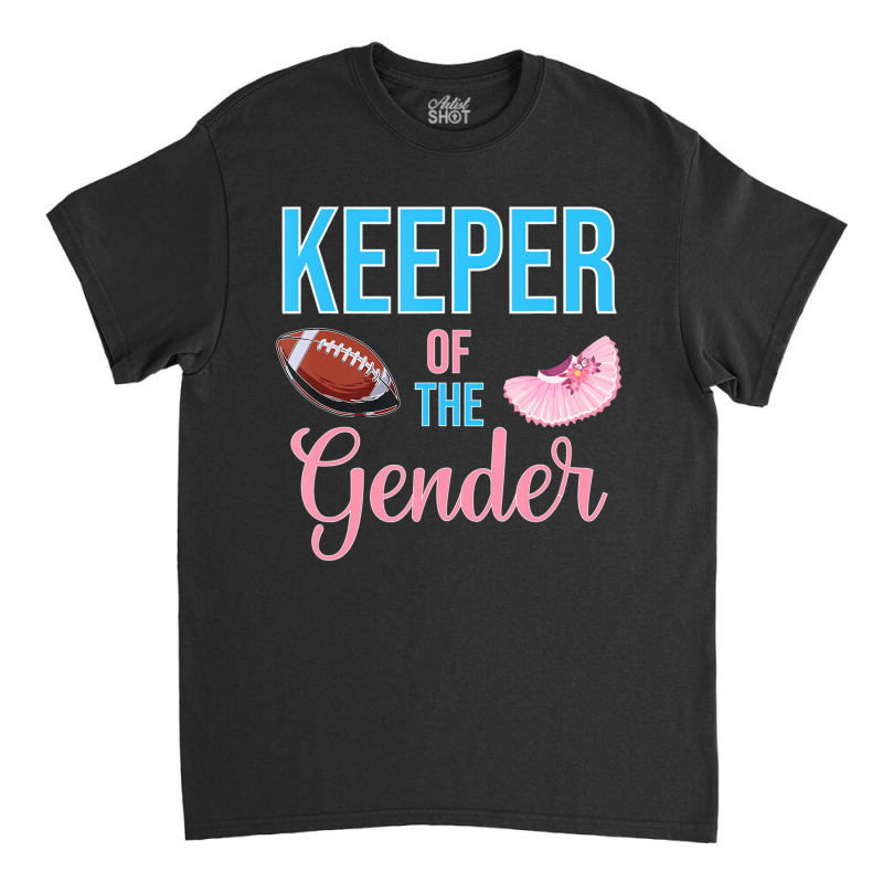 Cute Keeper Of The Gender Touchdowns Reveal For Mo Classic T-shirt | Artistshot