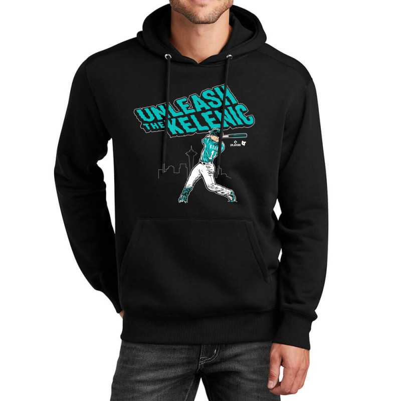 Officially Licensed Jarred Kelenic   Unleash The K Unisex Hoodie | Artistshot