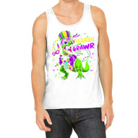 Mardi Grawr Dabbing T Rex Dinosaur Mask Beand Mard Tank Top | Artistshot