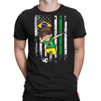 Dabbing Soccer Boy Brazil Jersey Shirt   Brazilian T-shirt | Artistshot