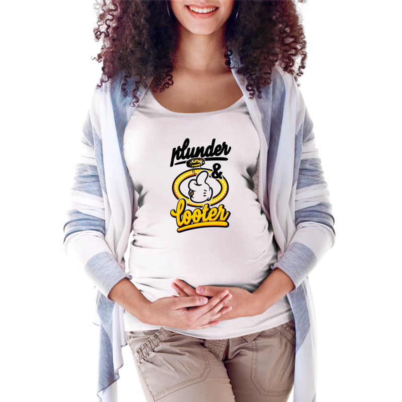 Plunder And Looter Maternity Scoop Neck T-shirt by annashopp | Artistshot