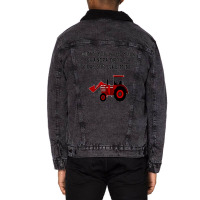 Tractor Like Mine Unisex Sherpa-lined Denim Jacket | Artistshot