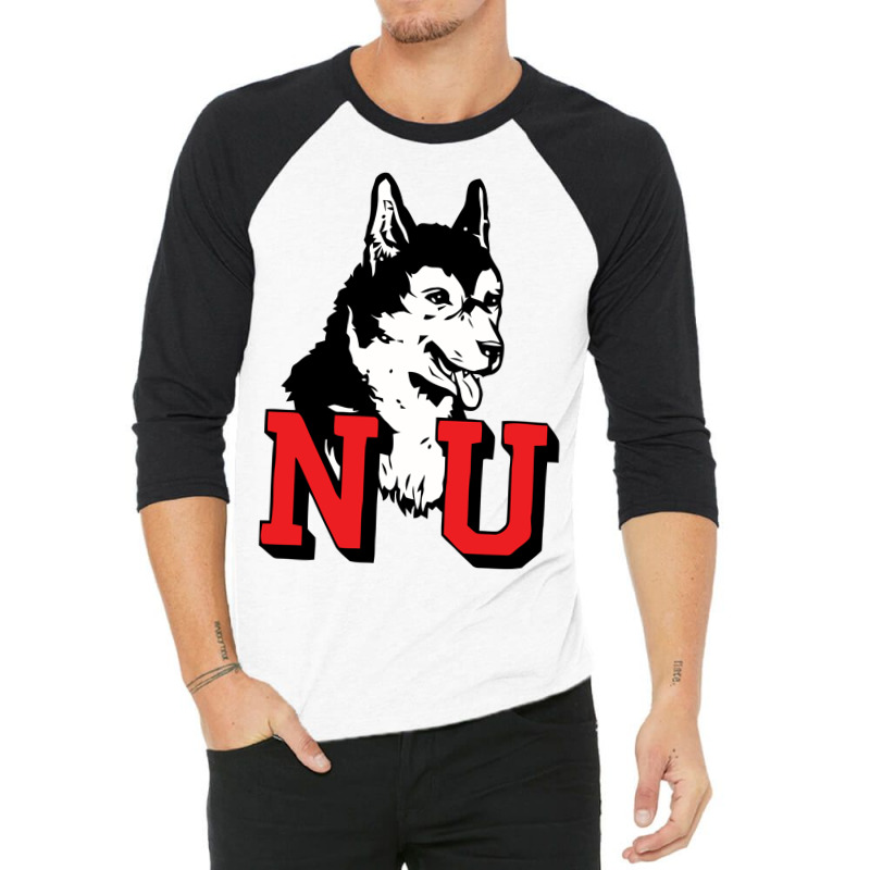 Northeastern Huskies 3/4 Sleeve Shirt | Artistshot