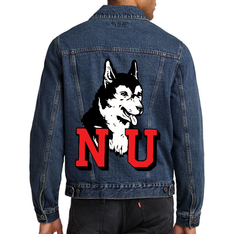 Northeastern Huskies Men Denim Jacket | Artistshot