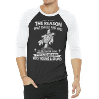 The Reason I'm Old And Wise Is Because God Protect 3/4 Sleeve Shirt | Artistshot