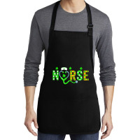 Nurse St Patricks Day Shirt St Patricks Day Nurse Medium-length Apron | Artistshot